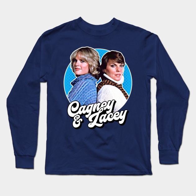 Retro Cagney & Lacey Tribute Long Sleeve T-Shirt by darklordpug